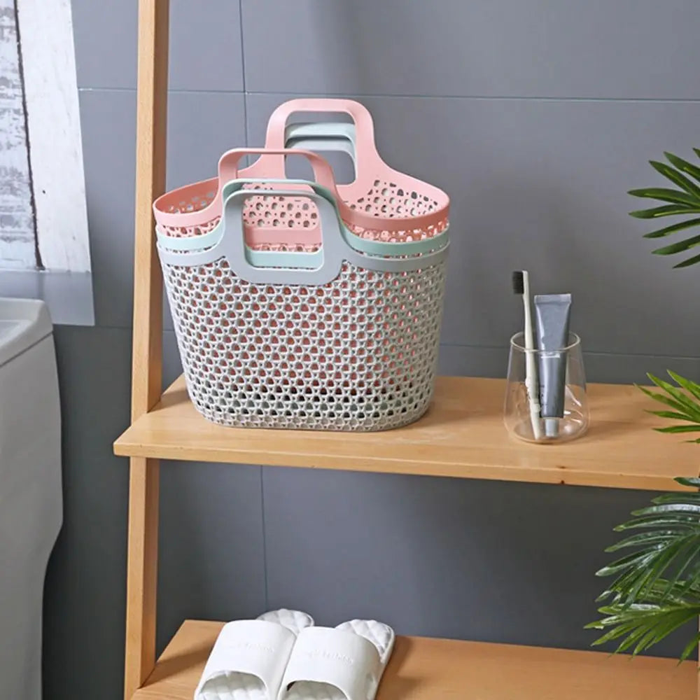 Portable Drainable Shower Basket – Large