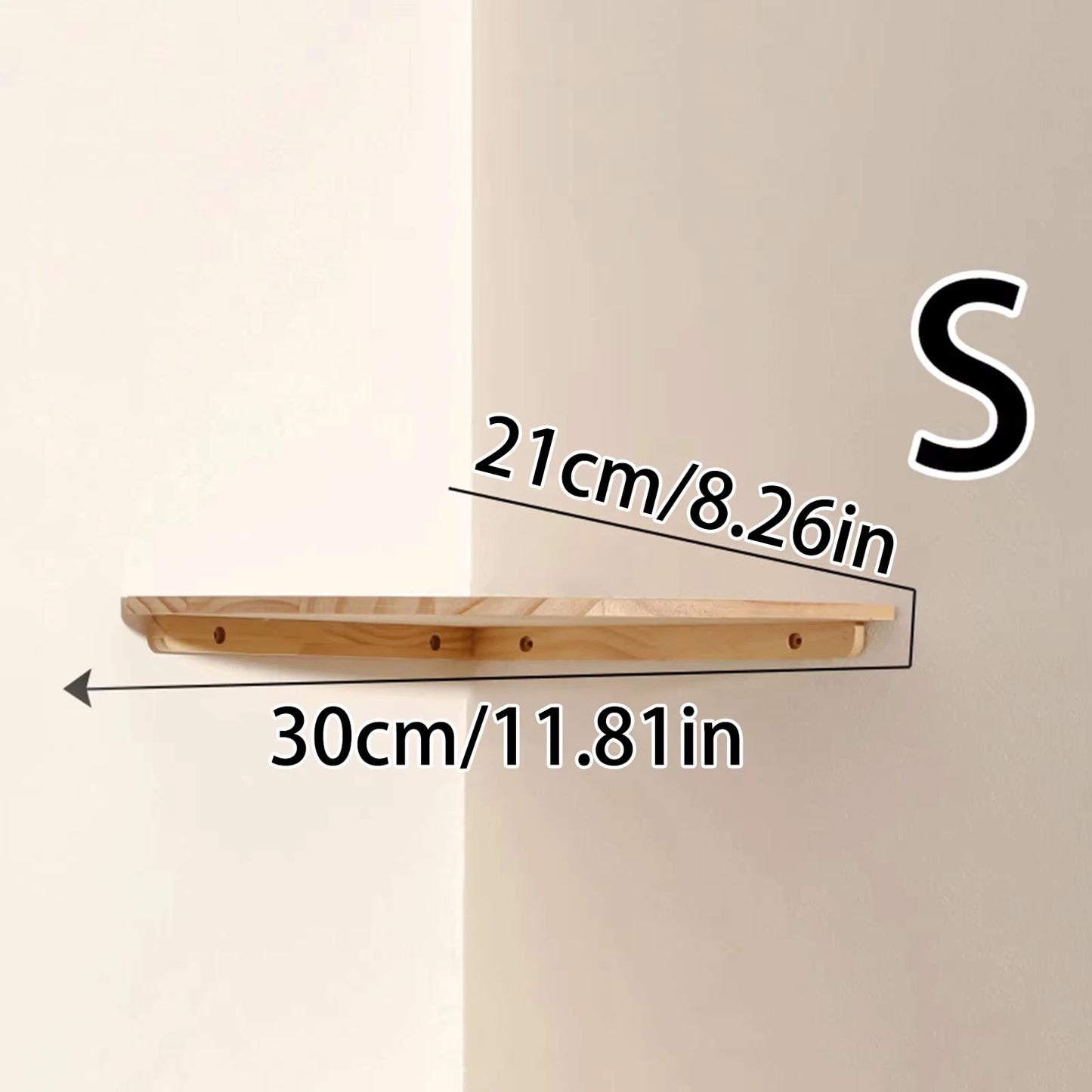 Minimalist Corner Wall Shelf