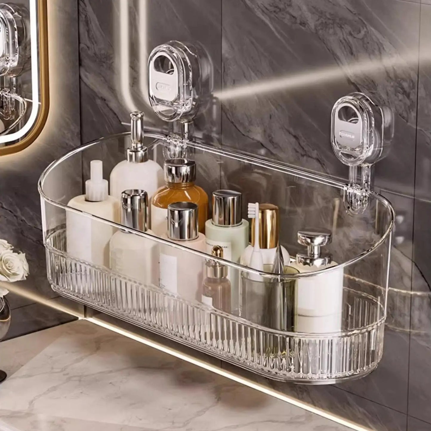 Suction Shower Storage Rack