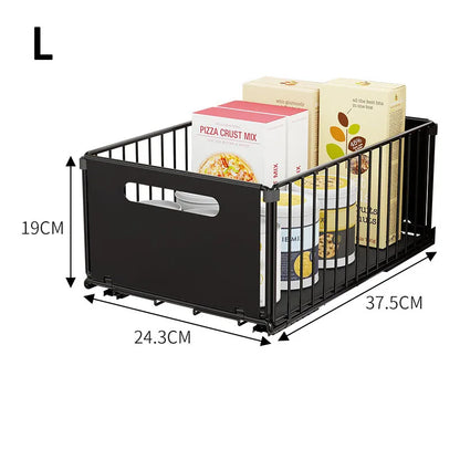 Pull-Out Cabinet Organizer Rack
