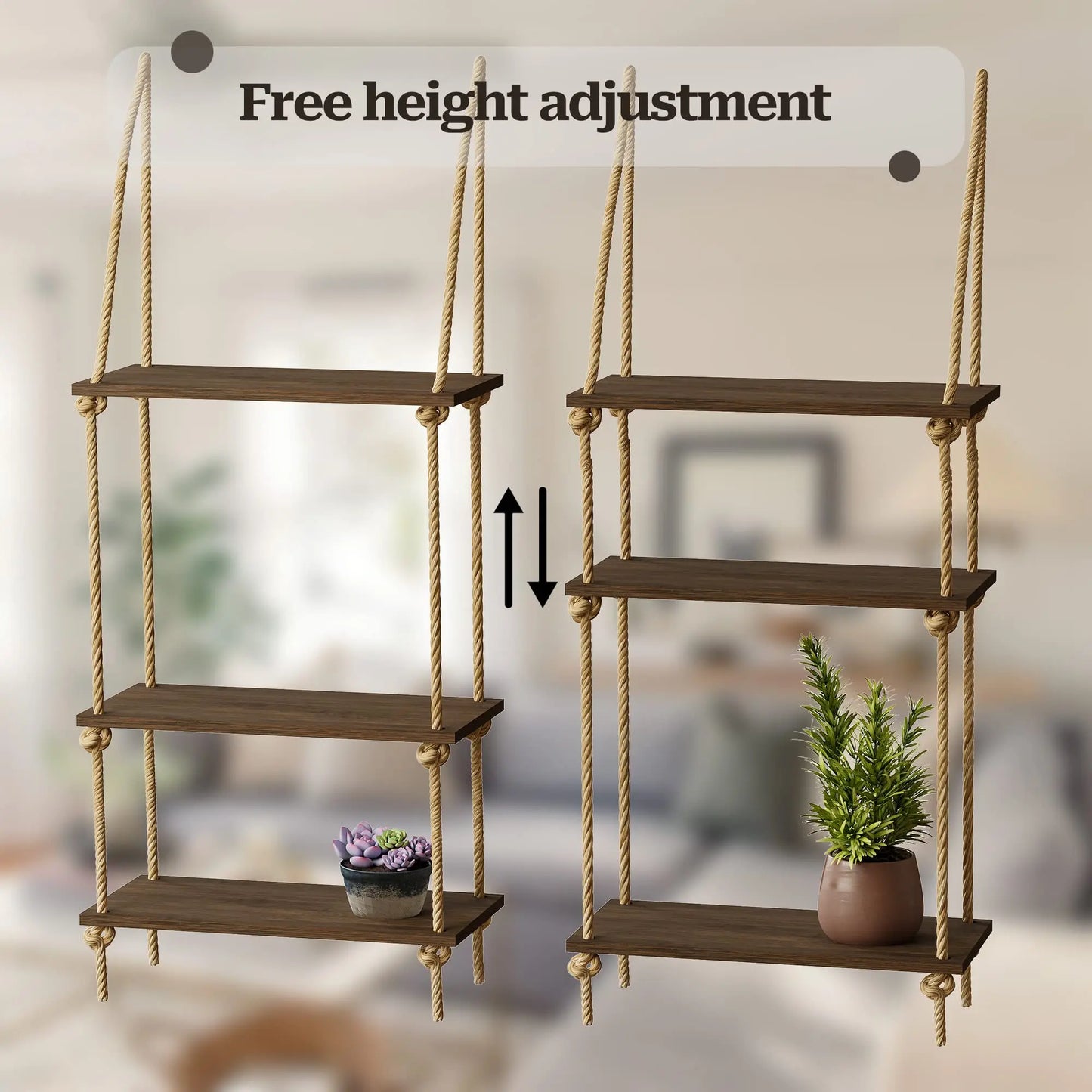 Woven Hanger Wall Shelves