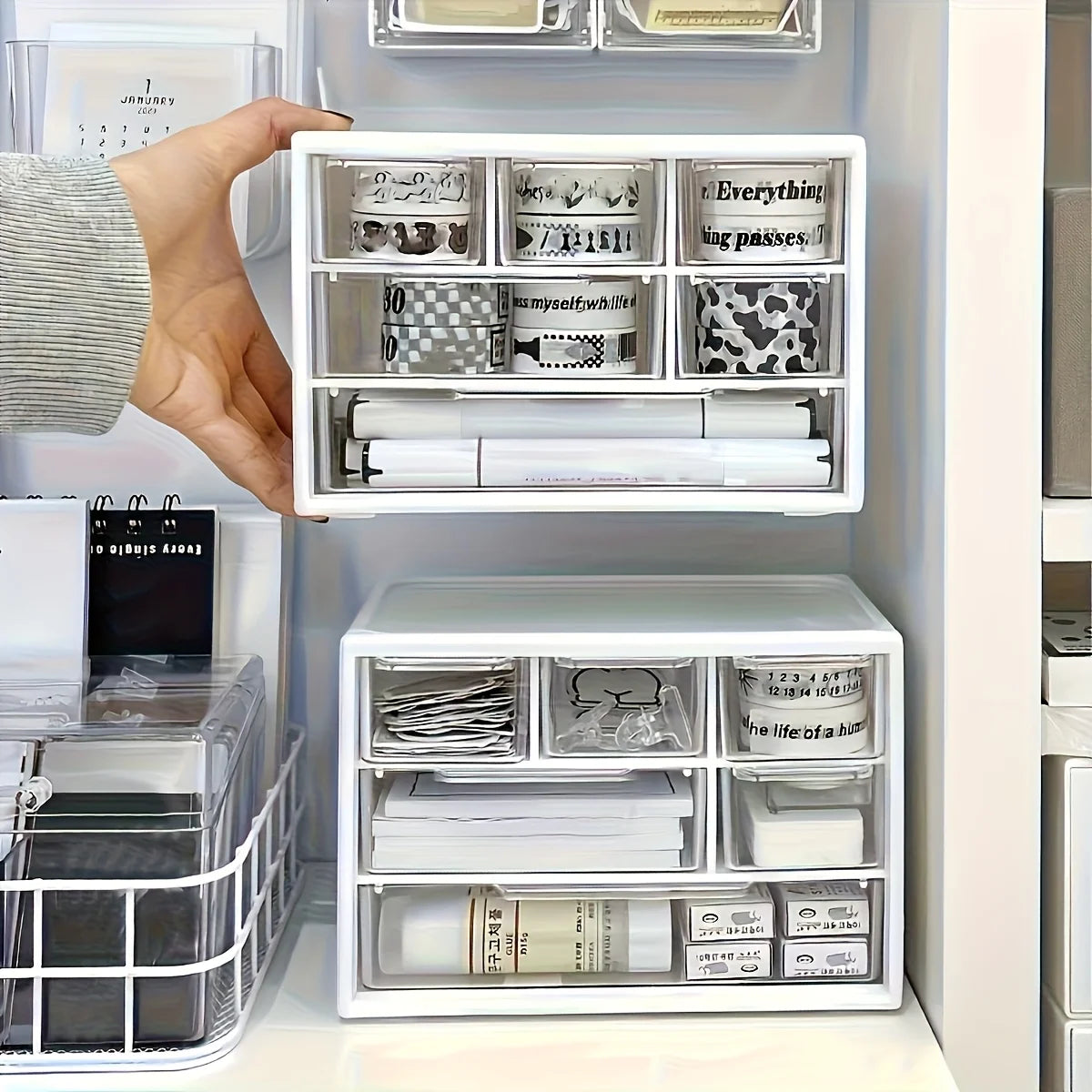 Desktop Organizer – 6 Drawers