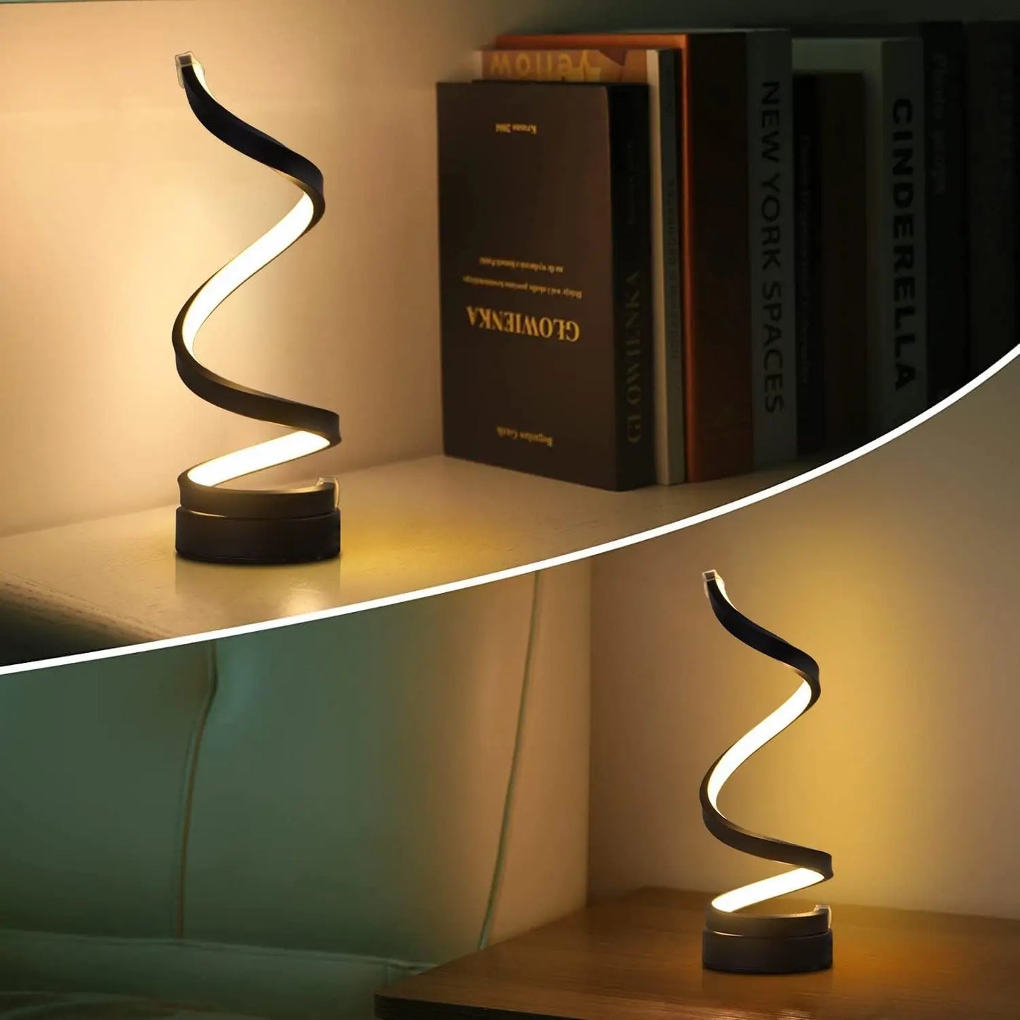 Spiral Design LED Lamp