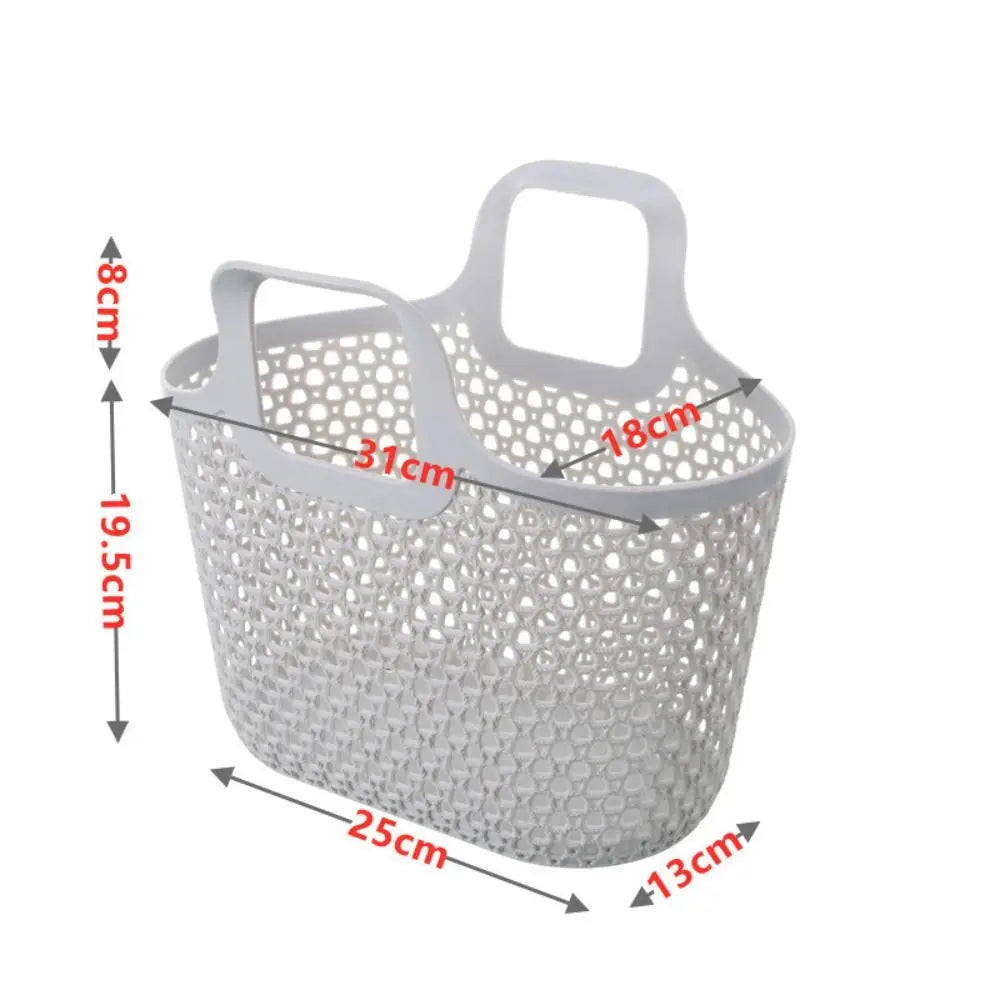 Portable Drainable Shower Basket – Large