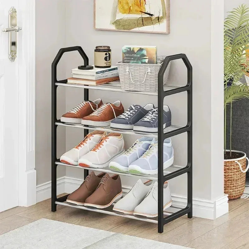 4-Layer Trapezoid Shoe Rack – Modern