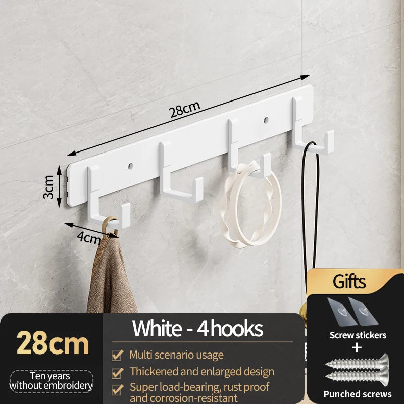 Multi-Purpose Wall & Door Hooks – Strong