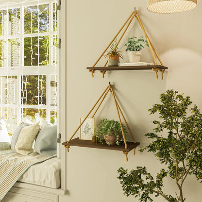 Woven Hanger Wall Shelves